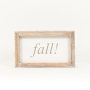 Reversible Wood Framed Sign (Boo/Fall) Adams Halloween Adams & Co.   