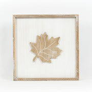 Reversible Wood Framed Sign (Leaf/31 Oct) Adams Halloween Adams & Co.   