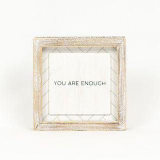 You are Enough Reversible Sign Adams Everyday Adams & Co.   