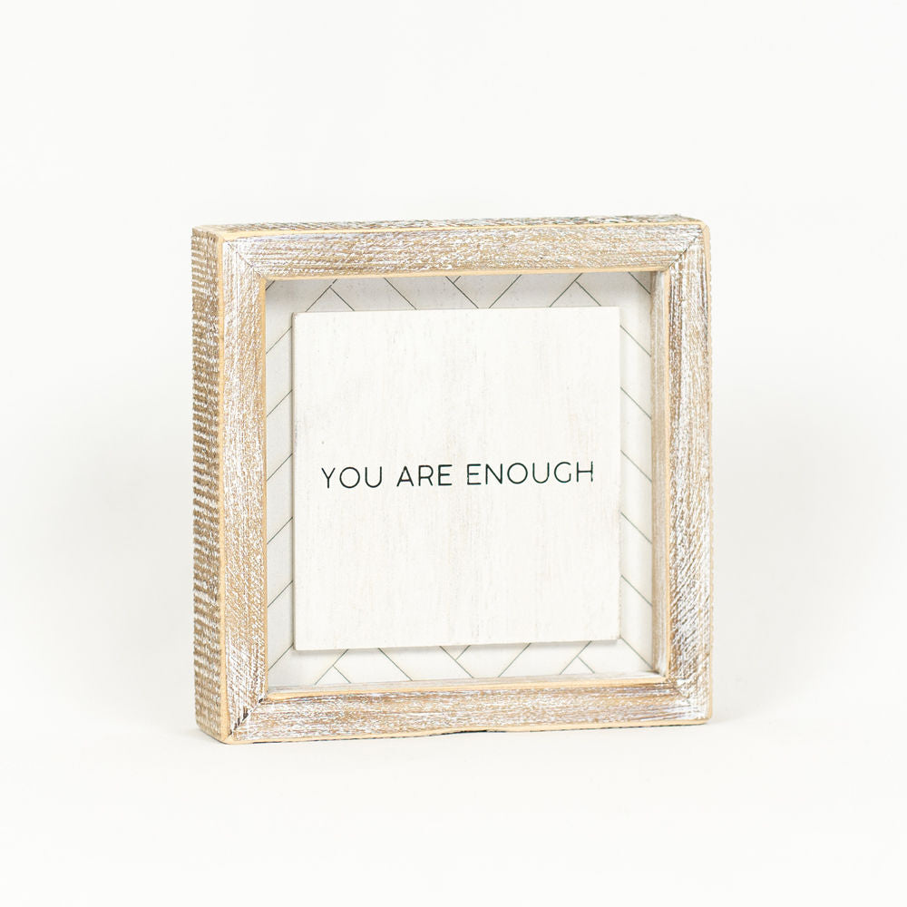 You are Enough Reversible Sign Adams Everyday Adams & Co.   