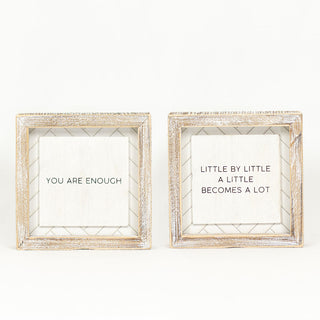 You are Enough Reversible Sign Adams Everyday Adams & Co.   