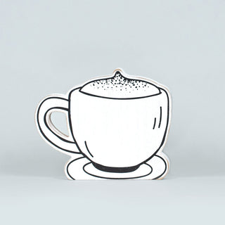 Wood Cutout (Coffee) Adams Everyday Adams & Co.   