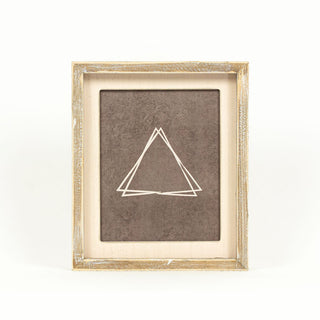 Wood Framed Sign (Brown Triangle) Adams Everyday Adams & Co.   