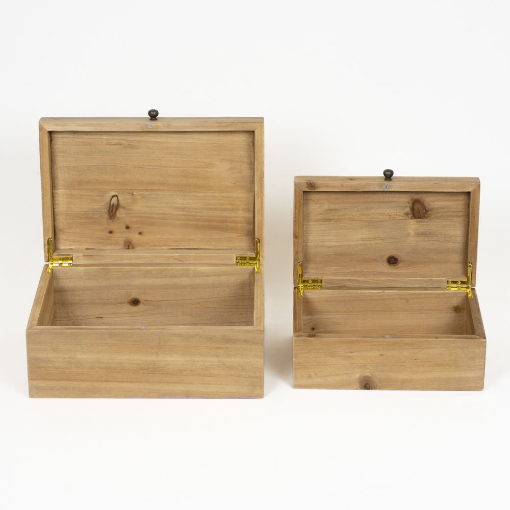 Wooden Nested Boxes Set/2 Adams Everyday Adams & Co.   