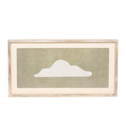 Wood Framed Sign (Cloud) Cr/Bn Adams Everyday Adams & Co.   