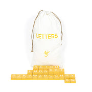 70 Pcs Bag (Mustard Letters) Adams Ledgie Adams & Co.   