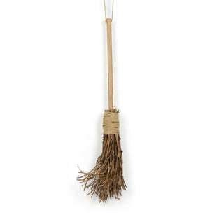 Hanging Wooden Broom + Badams
