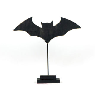 Wood Cutout On Stand - Black Bat - Large Adams Halloween Adams & Co.   