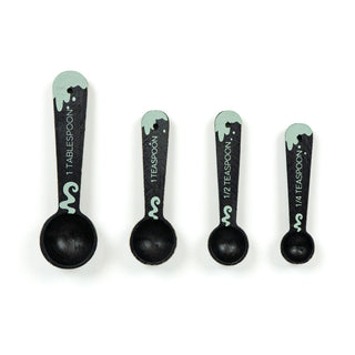 Wooden Halloween Measuring Spoons S/4 Adams Halloween Adams & Co.   