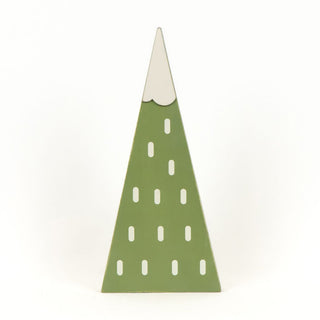 Reversible Chunky Wood Tree - Green Adams Christmas Adams & Co.   