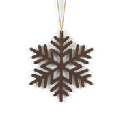 Wood Cutout Ornament (Snowflake)Br Adams Christmas Adams & Co.   