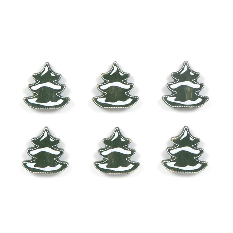 Ledgie Shapes - Trees in Snow Adams Ledgie Adams & Co.   