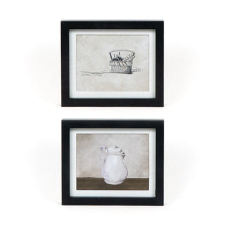 Reversible Wood Framed Sign (Tea Pot/Basket) Adams Everyday Adams & Co.   