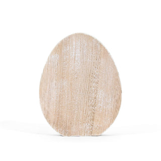 Wood Cutout Shape (Egg) Natural/White Adams Easter/Spring Adams & Co.   
