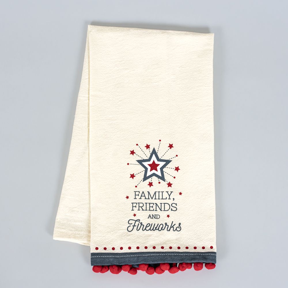 Fireworks Tea Towel Adams Summer Adams & Co.   