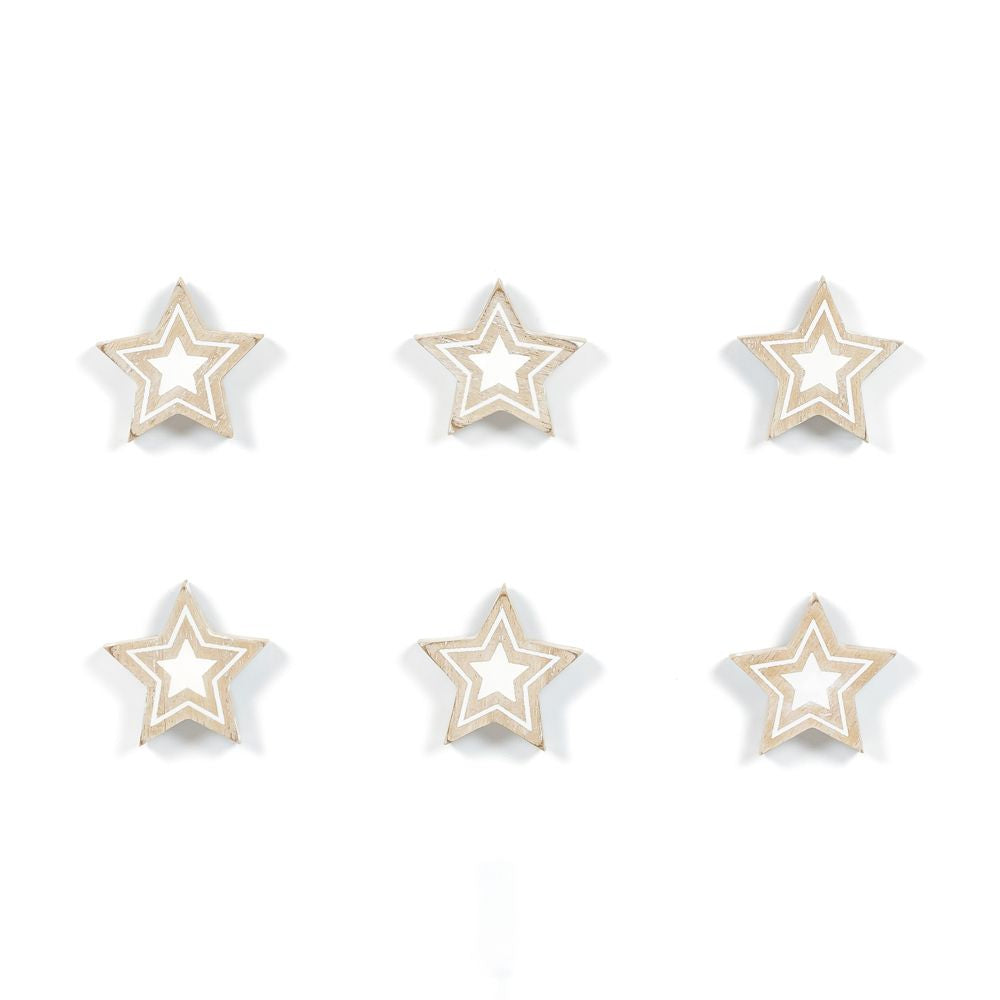 Ledgie Shapes - Natural Stars