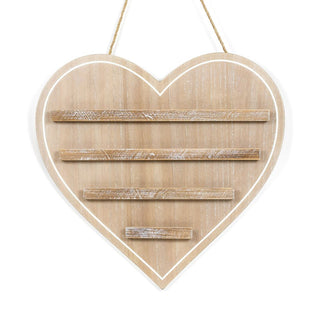 Leadgie Hanging Board - Heart - Natural Adams Ledgie Adams & Co.   
