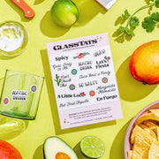 Fiesta Time Drink Markers  GlassTats   