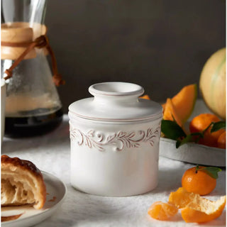 Antique Butter Bell Crock - White Linen ' The Original Butter Bell crock   