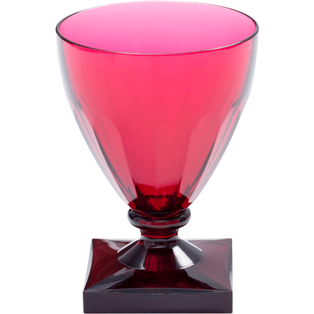 Acrylic Wine Goblet - Cranberry  Caspari   