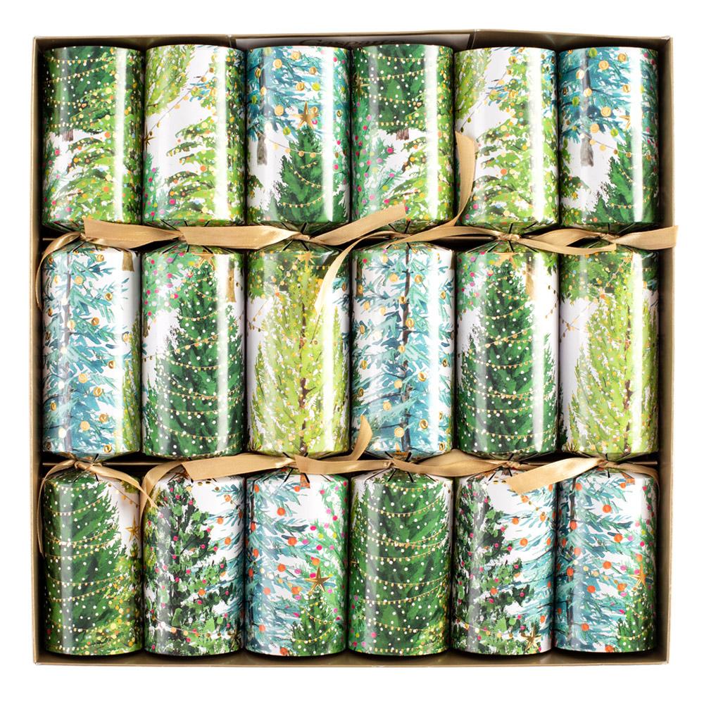 Christmas Trees With Lights - Christmas Crackers  Caspari   