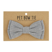 Pet Bow Ties-Grey Stripe  Creative Brands   