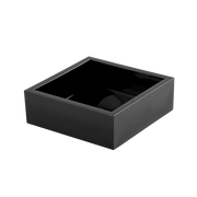 Acrylic Cocktail Napkin Holder - Black  Caspari   