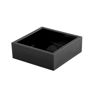Acrylic Cocktail Napkin Holder - Black  Caspari   