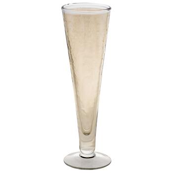 Catalina Footed Champagne Glass Amber Set/2  Karma Gifts   