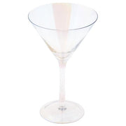 Mid Century Martini Glass - Clear Luster Set/2  Karma Gifts   