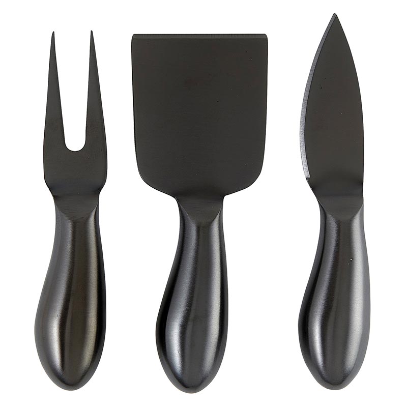 Matte Black Cheese Knives Book Box  Creative Brands   