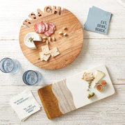 Serving Board - Marble + Wood  Creative Brands   
