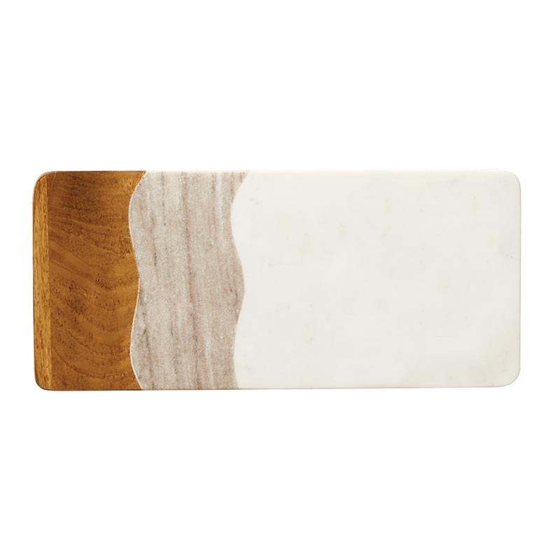 Serving Board - Marble + Wood  Creative Brands   