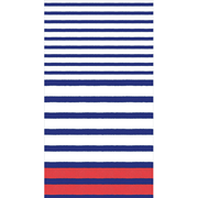 Guest Towel Napkin - Breton Stripe - Blue  Caspari   