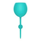Teal Tides Acrylic Floating Wine Glass  Beachware   