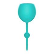 Teal Tides Acrylic Floating Wine Glass  Beachware   