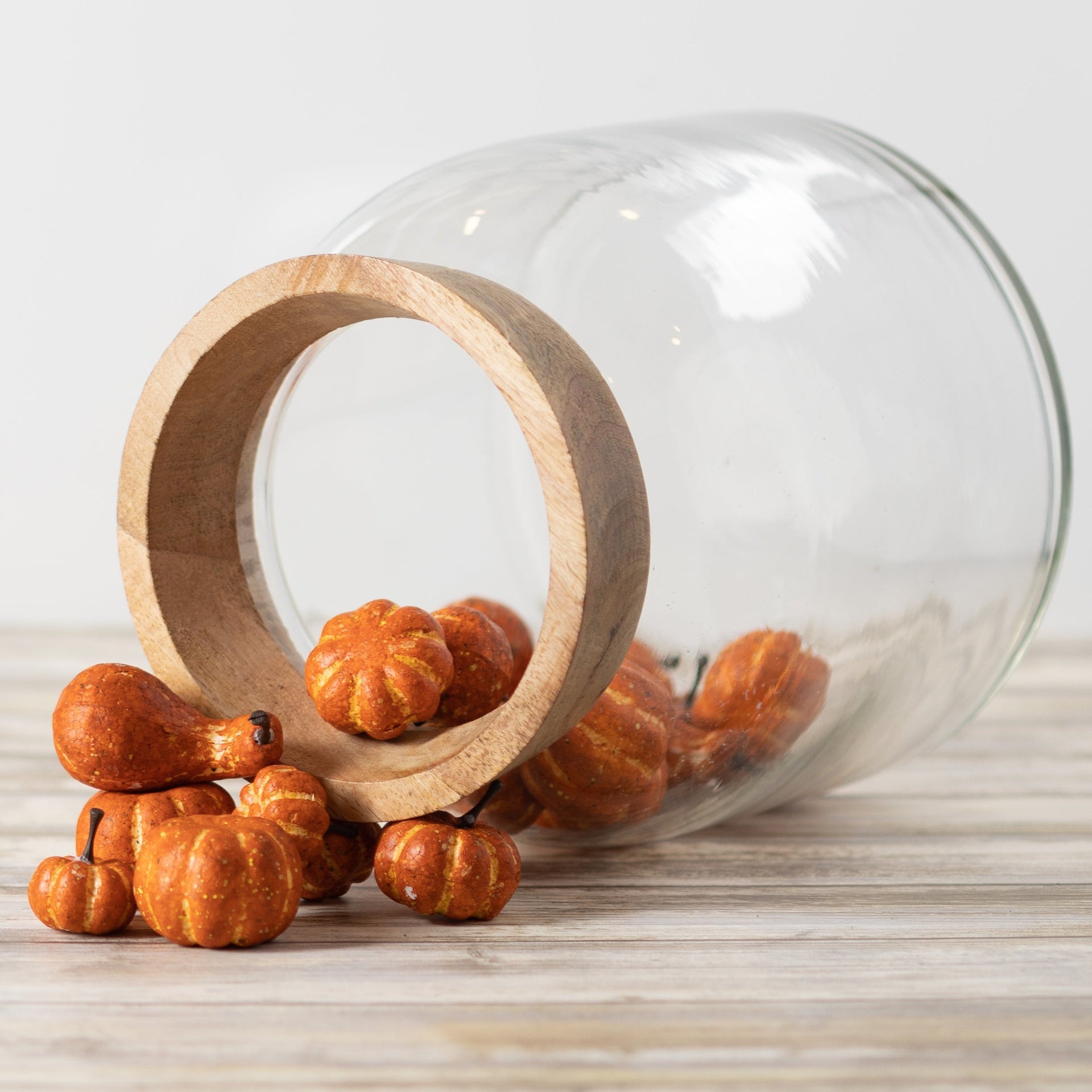 Assorted Mini Orange Pumpkins 24/pk  K&K   