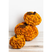 Shaved Wood Orange Pumpkin 7.5"  K&K   