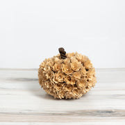 7.5 Inch Cream Shaved Wood Pumpkin  K&K   