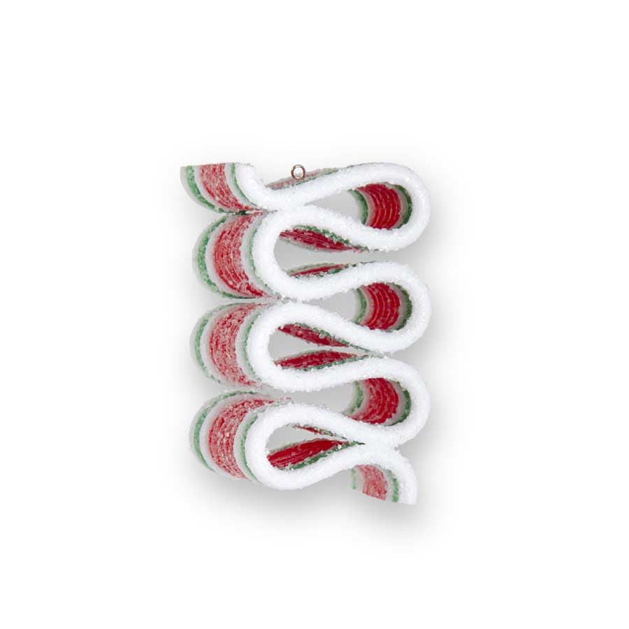 Old Fashioned Ribbon Candy Ornament 3.25  K&K   