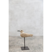 Whitewashed Wood Seagulls on Metal Spindle  K&K Small  