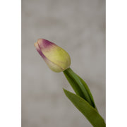 Real Touch Tulip Artificial Flora K&K Green Purple  