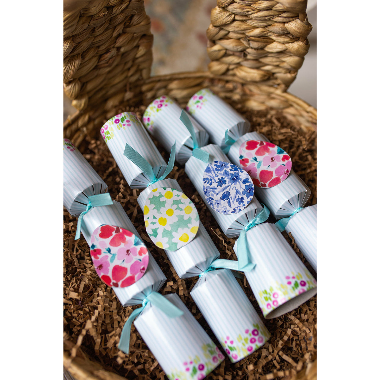 Floral Easter Eggs - Easter Crackers  Caspari   