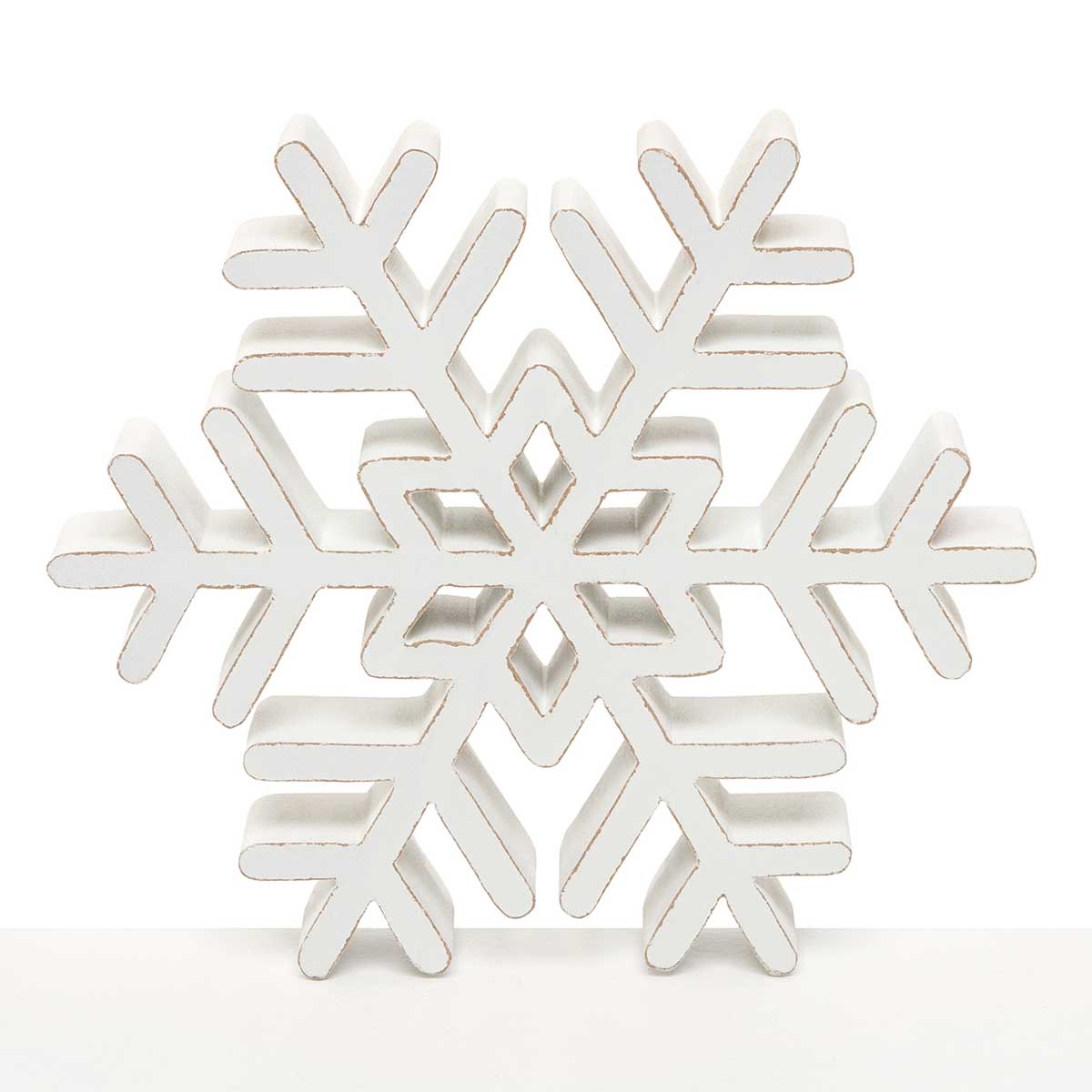 Sit-A-Bout Wood Snowflake  MeraVic Large  