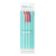 Mega Mug Reusable Straw Set  Swig Life Coral/Blus/Pink  