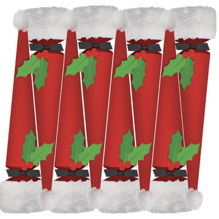 Christmas Cone Crackers - Santa Hat - 12 Inch/8In  Caspari   