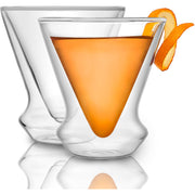 Cosmos Double Wall Martini Glasses, Set of 2  JoyJolt   
