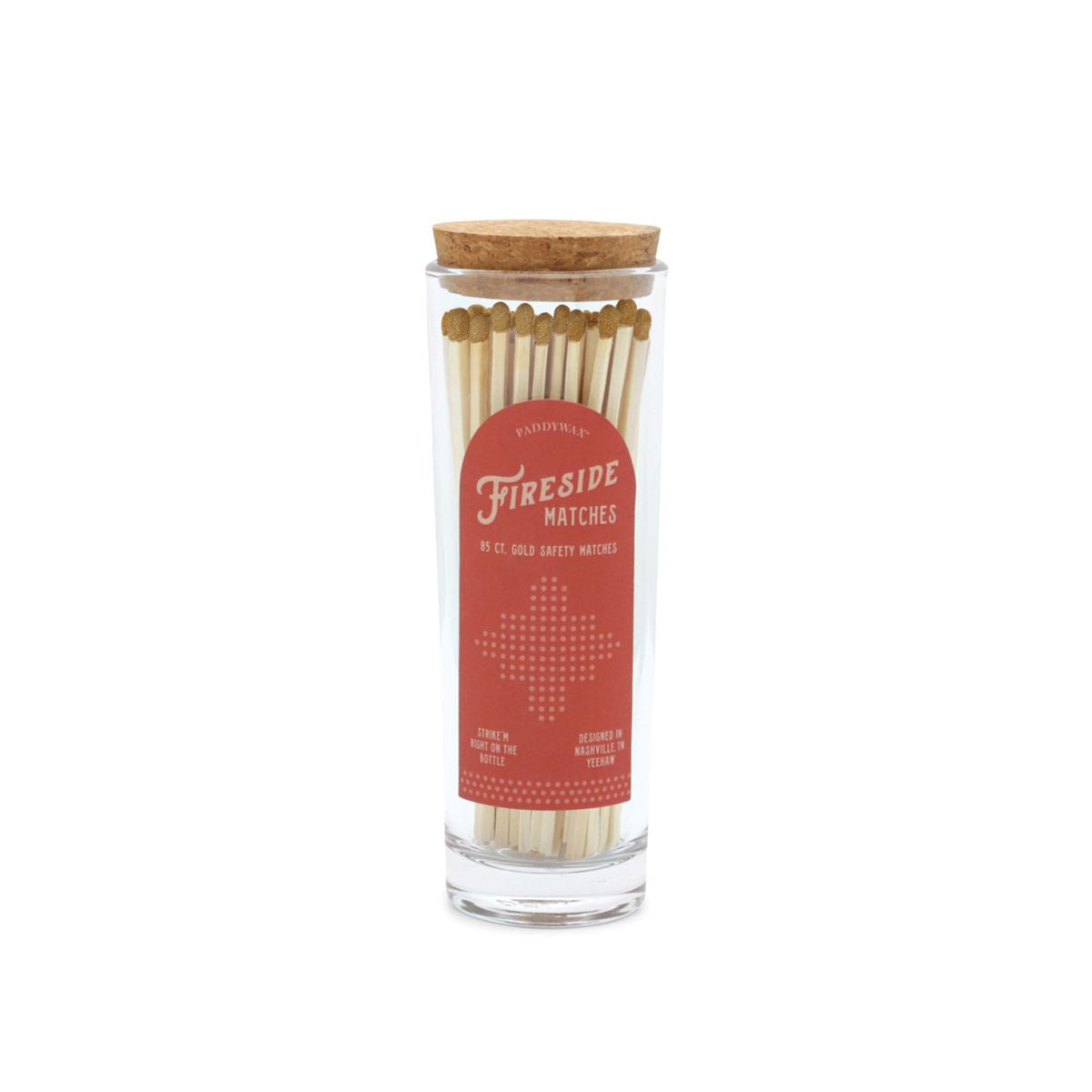 Fireside Tall Matches - Red Label (85 Count) Paddywax Winter Scents Paddywax   