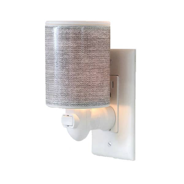 Outlet Warmer - Gray Linen  Happy Wax   