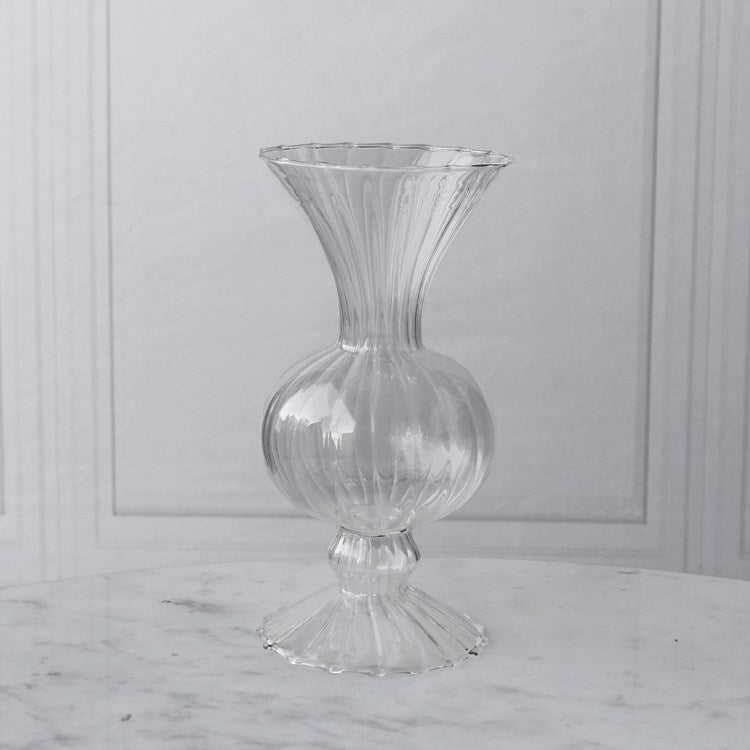 GLASS Cambridge Flora Flower Vase (Clear) VASE Beatriz Ball   